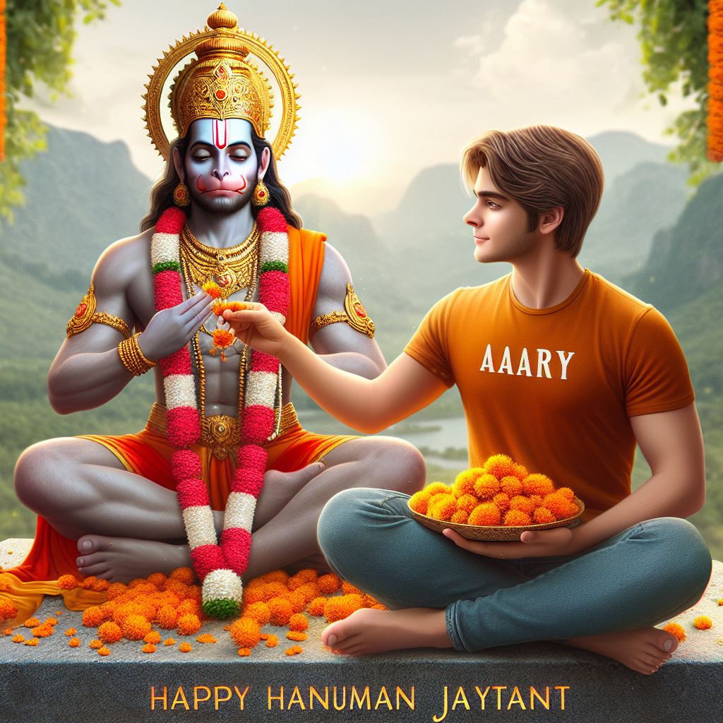 Hanuman Jayanti AI Image Prompt